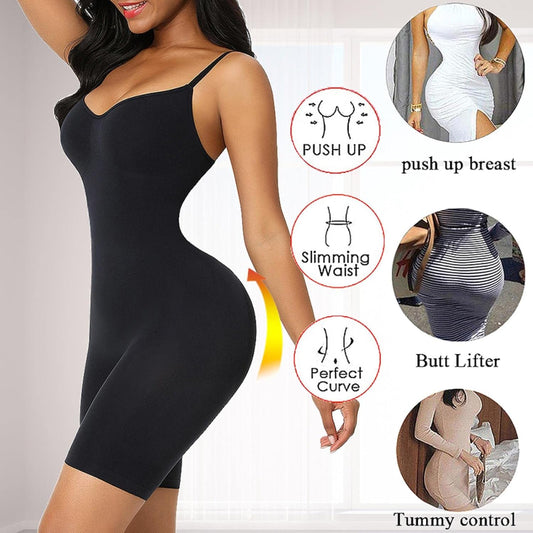 Boby sin costuras para mujer negro L/XL